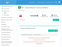 Tablet Screenshot of bip.sobotka.pl